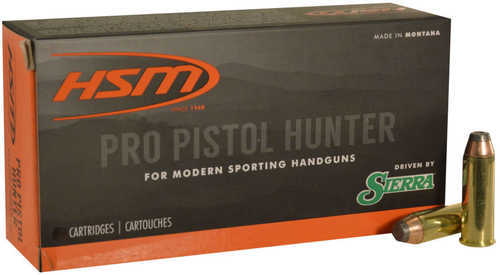 HSM Pro Pistol Hunter Ammunition 454 Casull Sierra JSP 300 gr. 50 rd. Model: HSM-454C-5-N